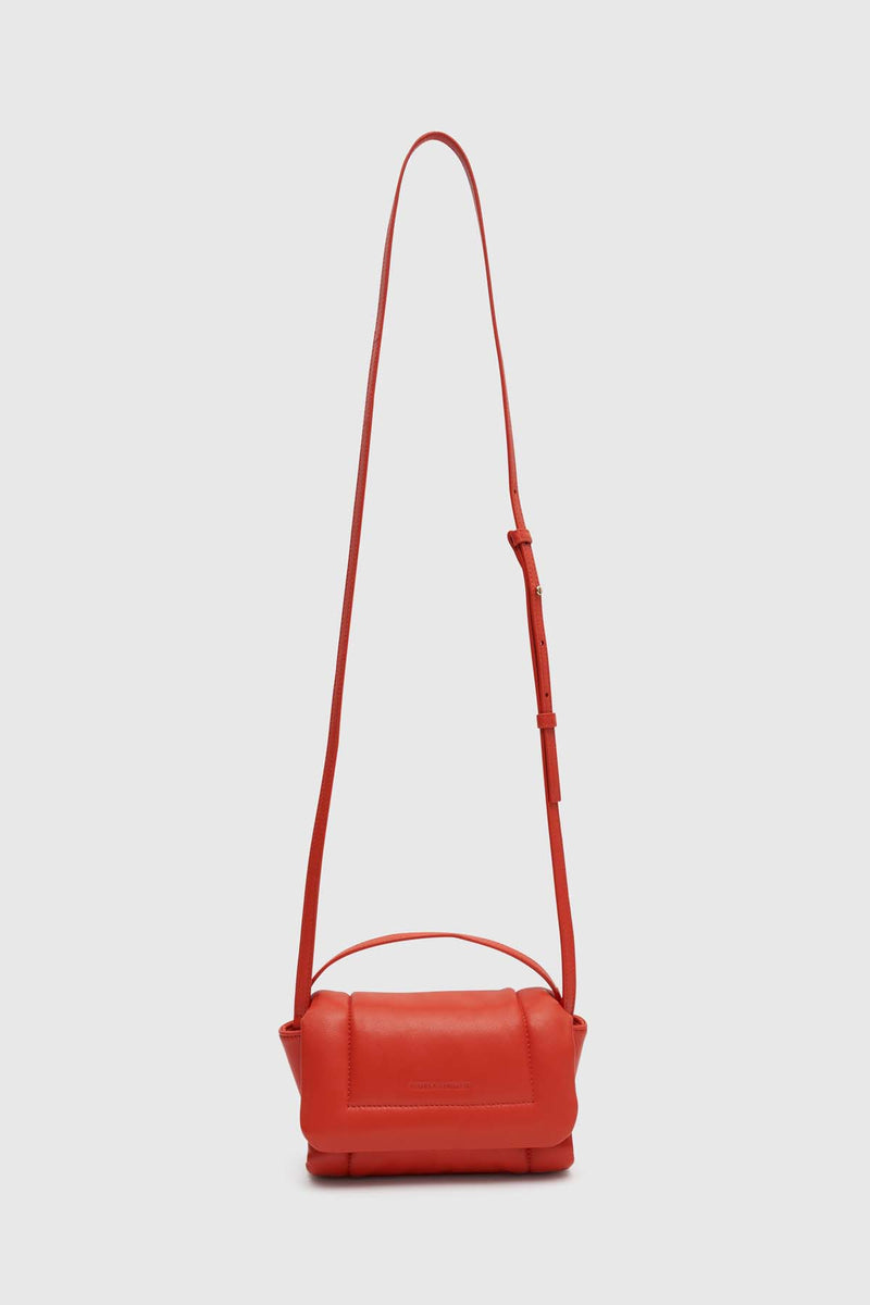 CAMILLA AND MARC Paloma Micro Mini Bag in Chilli Red