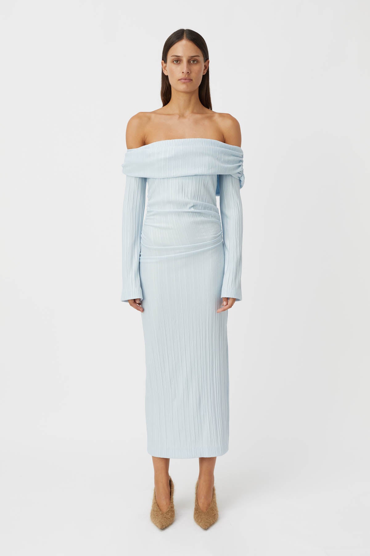 Camilla and marc off shoulder clearance dress