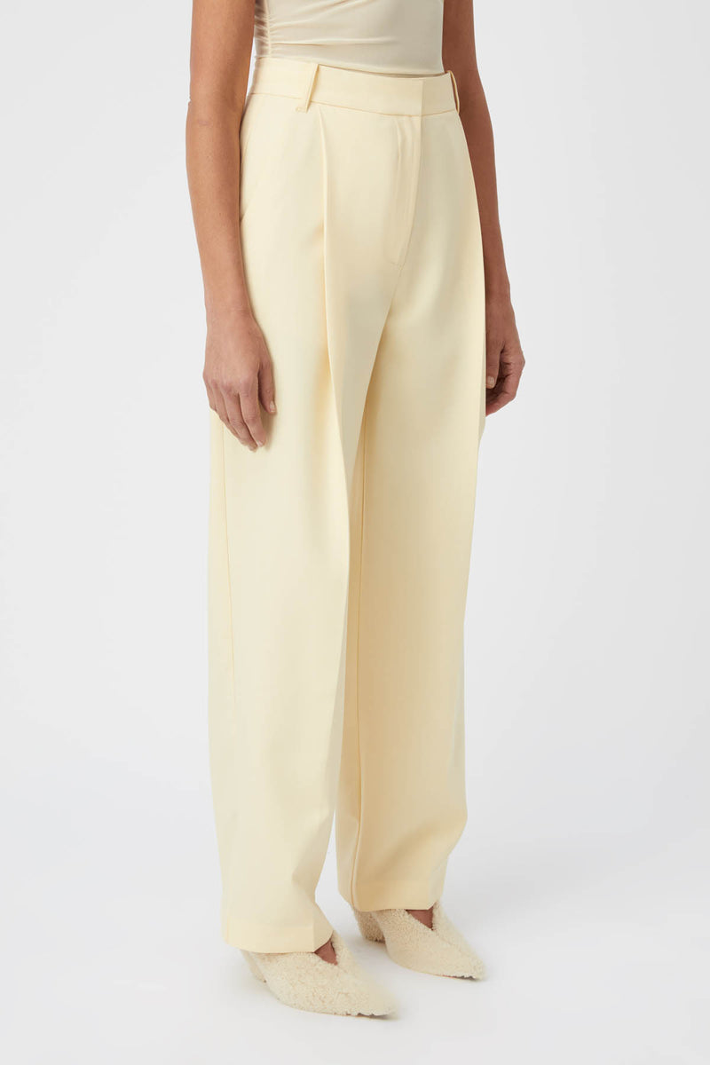 Alden Tailored Pant in Peach Sorbet - CAMILLA AND MARC® C&M