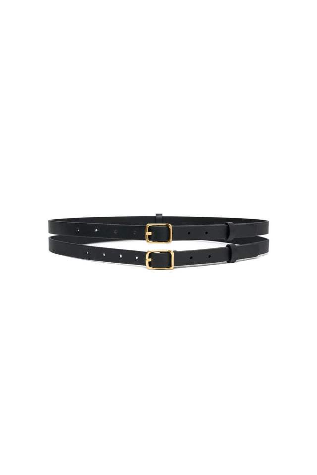 Austin Belt in Black with Gold CAMILLA AND MARC C M