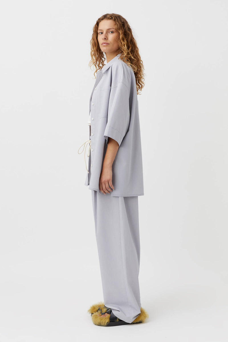 Fransois Oversized Shirt in Concrete Grey - CAMILLA AND MARC® Official ...