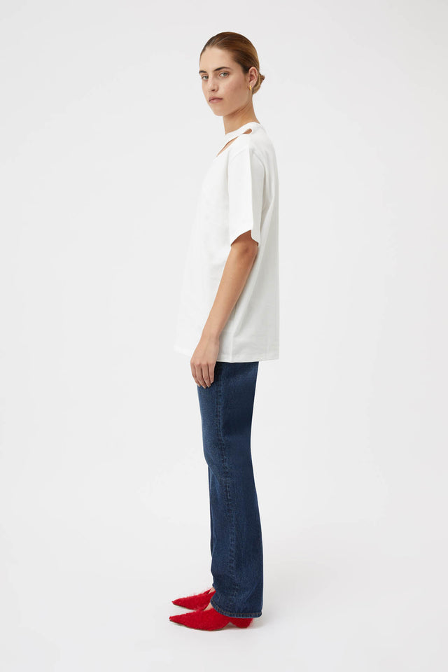 Out From Under Camilla Zip Cropped Baby Tee