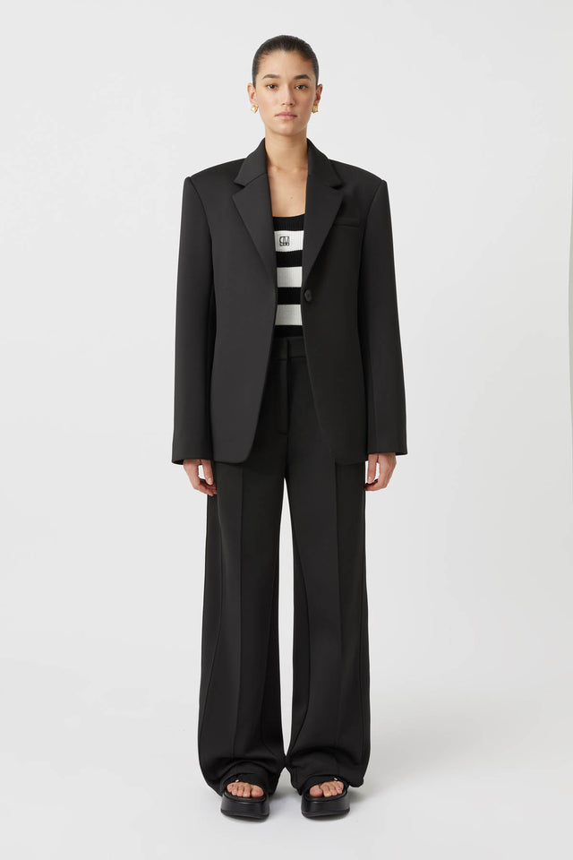 Heize Neoprene Blazer in Black CAMILLA AND MARC C M