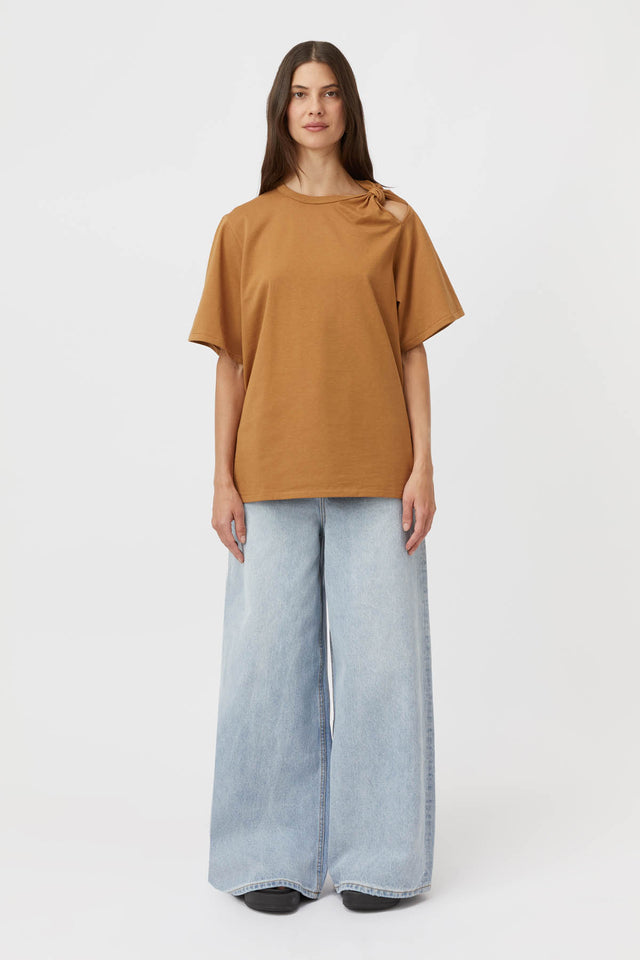 Out From Under Camilla Zip Cropped Baby Tee