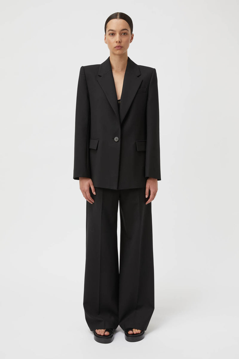 Kendrick Wool Black Blazer - CAMILLA AND MARC® Official C&M