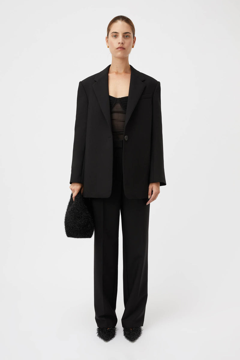 Mackinley Oversized Blazer in Black - CAMILLA AND MARC® C&M