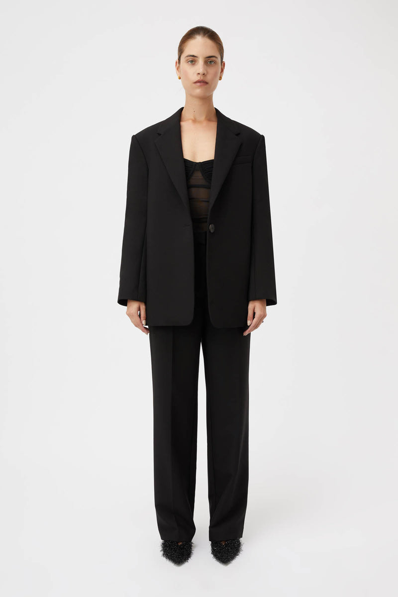 Mackinley Oversized Blazer in Black - CAMILLA AND MARC® C&M