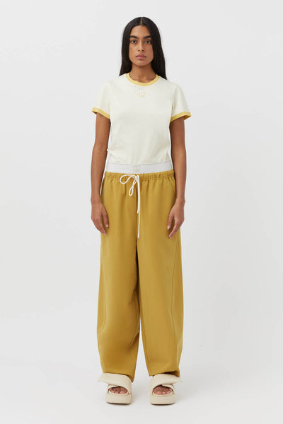 Sofia Slim Fit Tee in Cream - CAMILLA AND MARC® Official C&M