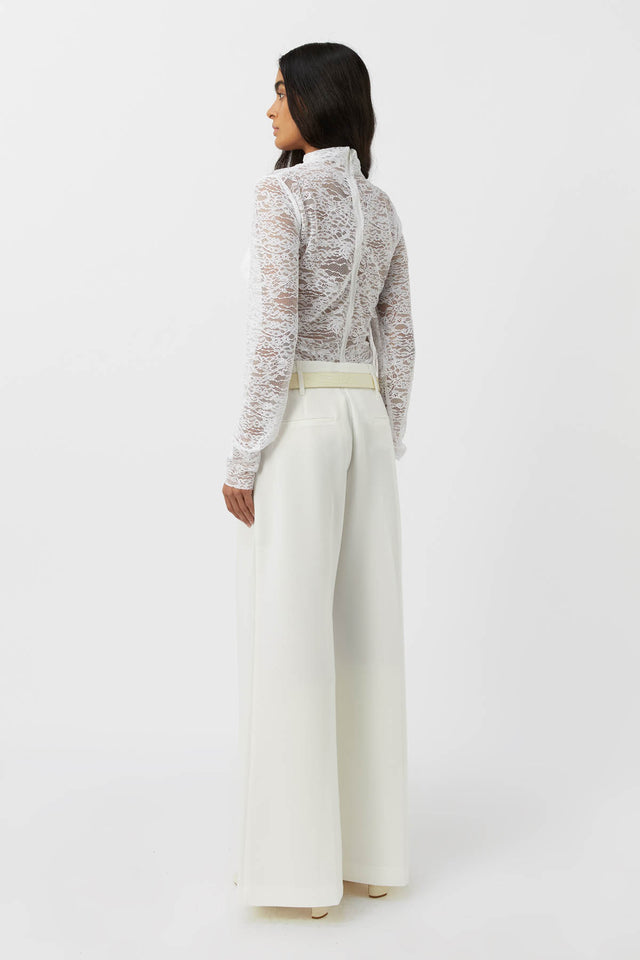 Amerie Wide Leg Pant in White - CAMILLA AND MARC® Official | C&M