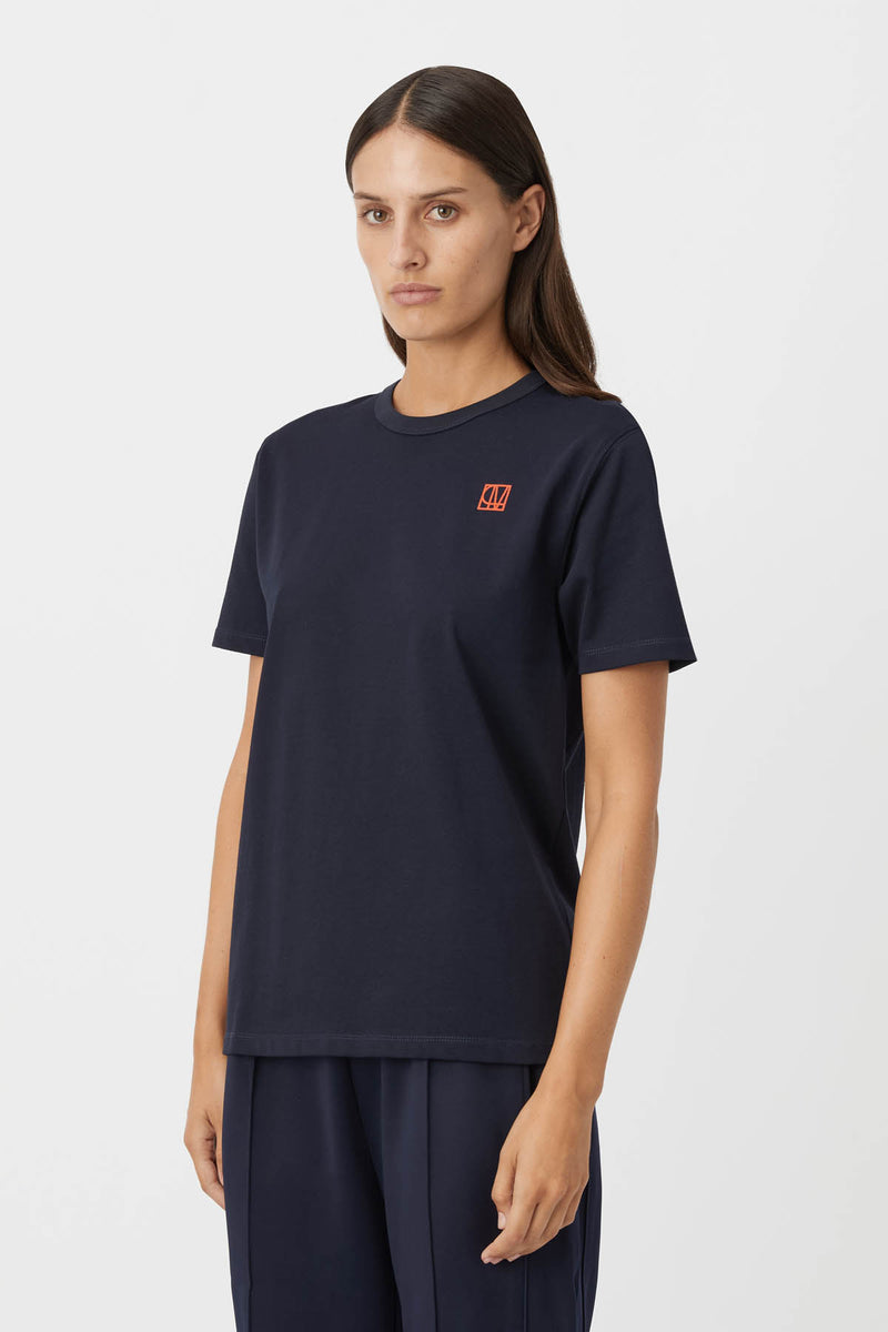 Emmett Cotton Tee in Ink Blue - CAMILLA AND MARC® C&M