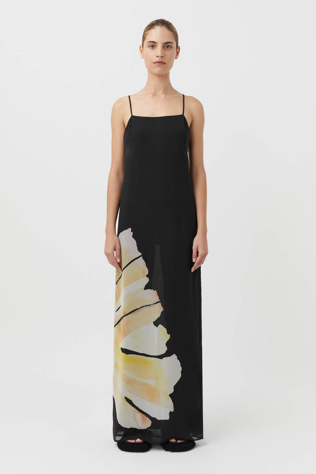 Leda Side Split Maxi Dress in Leda Print - CAMILLA AND MARC® Official C&M