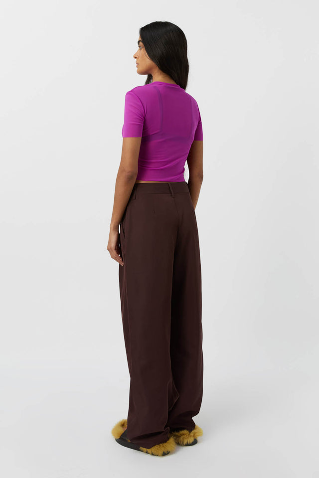 Bernard Pant in Burgundy - CAMILLA AND MARC® Official C&M