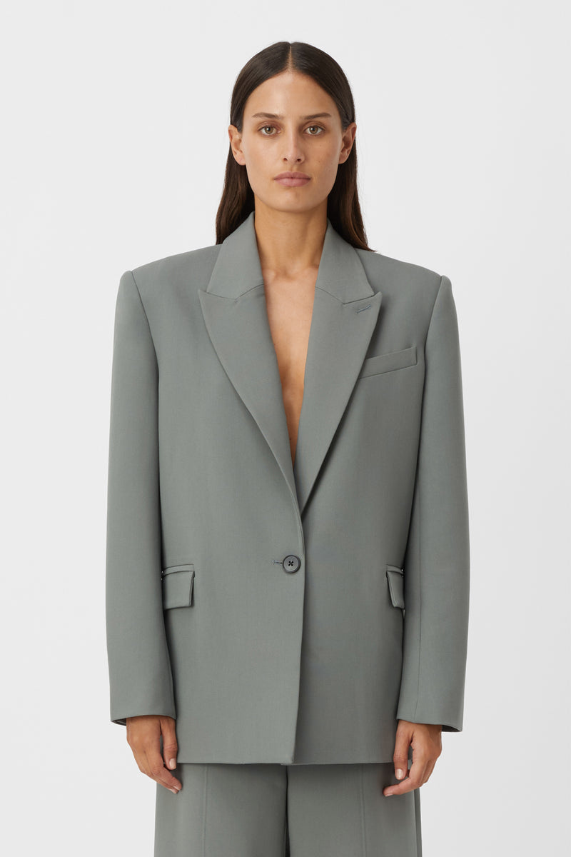 Patterson Blazer in Steel Grey - CAMILLA AND MARC® C&M