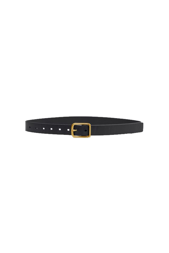 MARC ELLIS Black/gold women's belt